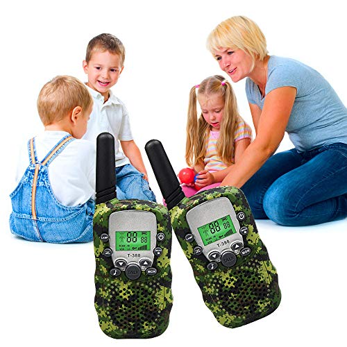 Kids Walkie Talkie Wireless Two Ways Radio Toy T-388 Long Distance...