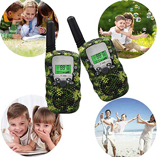 Kids Walkie Talkie Wireless Two Ways Radio Toy T-388 Long Distance...