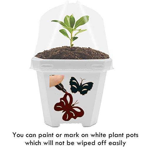 Flower Pots,Plastic Pots,Nursery Pots,Plant Planting Pot Gardening...