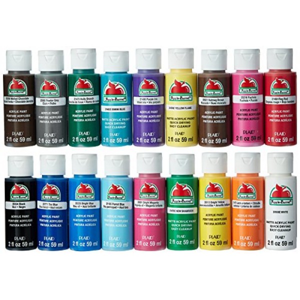 Apple Barrel PROMOABI, Assorted Colors 1 18 pack
