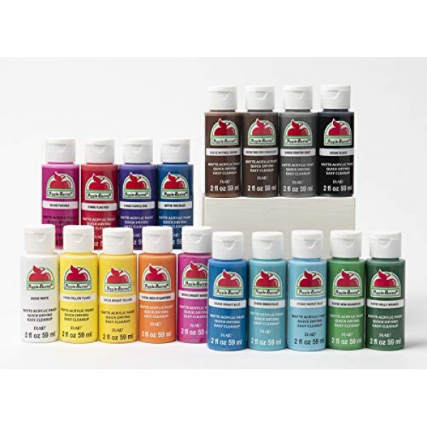 Apple Barrel PROMOABI, Assorted Colors 1 18 pack