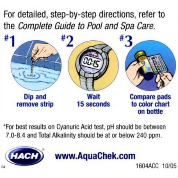 AquaChek 541604A Select Kit Test Strip for Swimming Pools