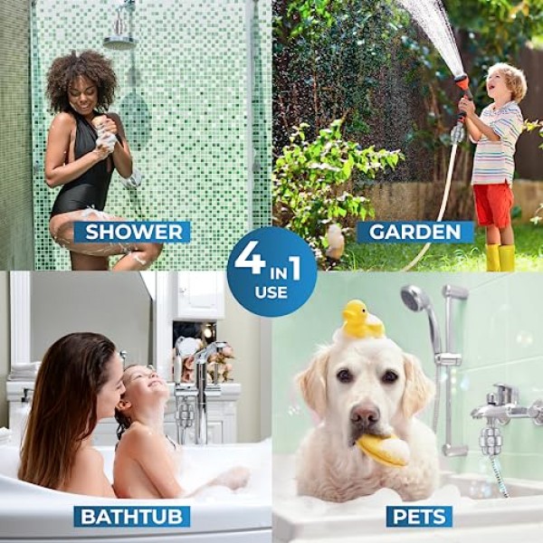 AquaHomeGroup 20 Stage Shower Filter with Vitamin C E for Hard Wat...