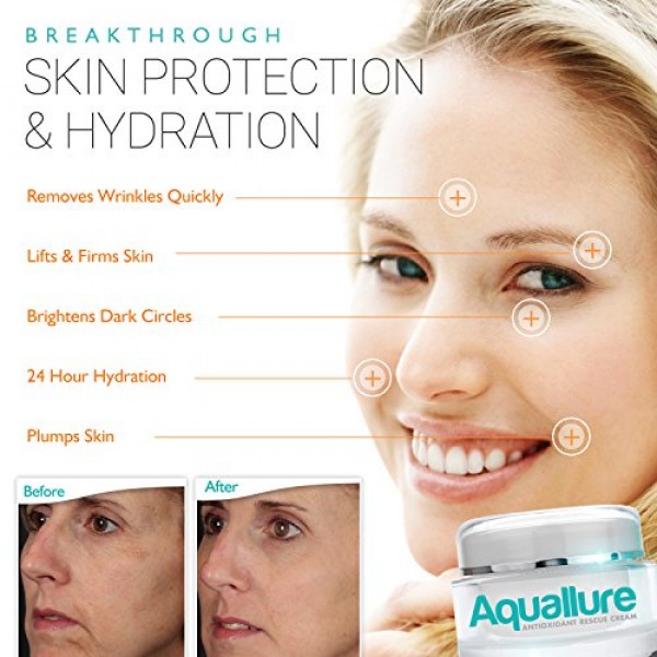 Aquallure Antioxidant Rescue Cream, 1 fl. oz