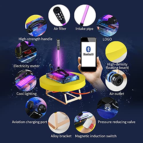 AQUAROBO-619 Diving Ventilator, Portable Rechargeable Scuba Tankle...