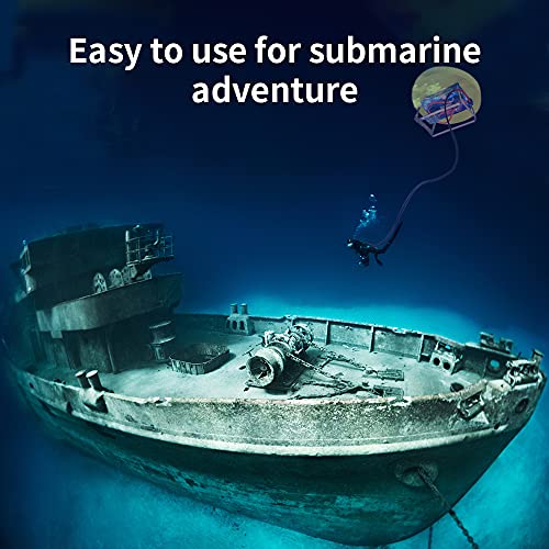 AQUAROBO-619 Diving Ventilator, Portable Rechargeable Scuba Tankle...