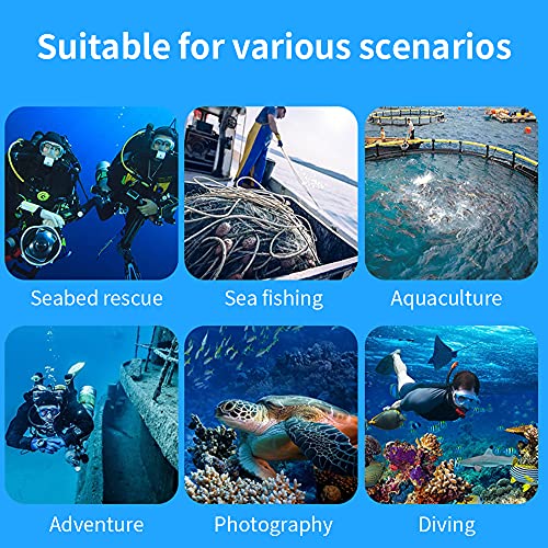 AQUAROBO-619 Diving Ventilator, Portable Rechargeable Scuba Tankle...