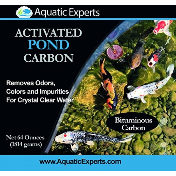 Aquatic Experts Activated Koi Pond Filter Carbon Charcoal - Remove...
