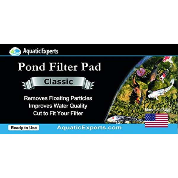 Aquatic Experts Classic Koi Pond Filter Pad FINE - 12 Inches by 72...