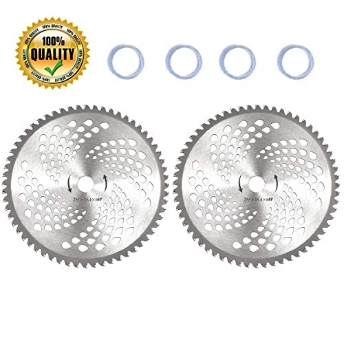 AR-PRO 2-Set 10 x 60T Carbide Tip Brush Blades – for Cutter, Tri...