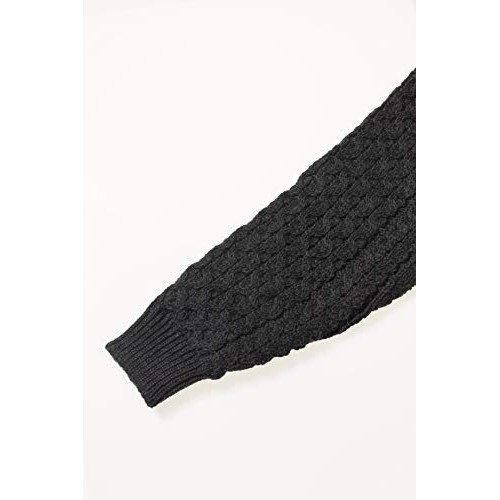 Aran Crafts Unisex Irish Fisherman Soft Knit Roll Neck Sweater R1...