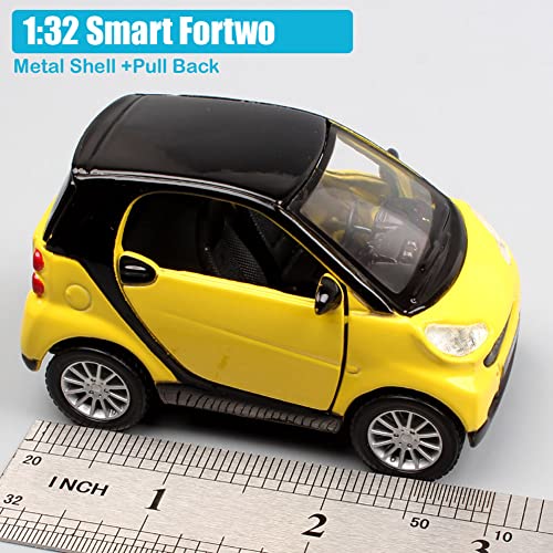 1:32 Scale for Smart Fortwo Diecast Model Car Pullback Vehicle Toy...