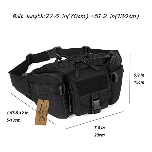 ArcEnCiel Tactical Fanny Pack for Men Waist Bag Military Hip Belt ...