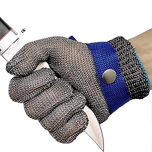 Cut Resistant Gloves Stainless Steel Wire Metal Mesh Butcher Safet...