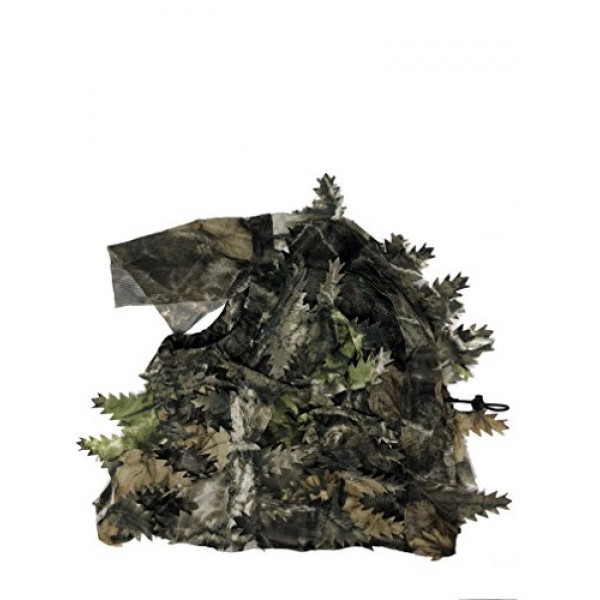 Arcturus Camo 3D Leaf Ghillie Camouflage Mask. Leafy, Full Coverag...