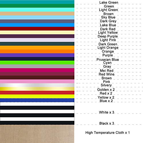 ARHIKY Heat Transfer Vinyl for T-Shirts 12x10 37 Sheets-Iron On V...
