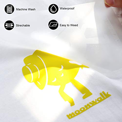 HTV Heat Transfer Vinyl Bundle : 42 Pack 12 x 10 Sheets Iron on ...