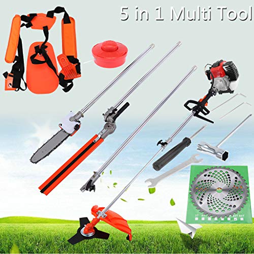 5 in 1 52cc Trimming Tools,Petrol Hedge Trimmer Cordless Gas Pole ...