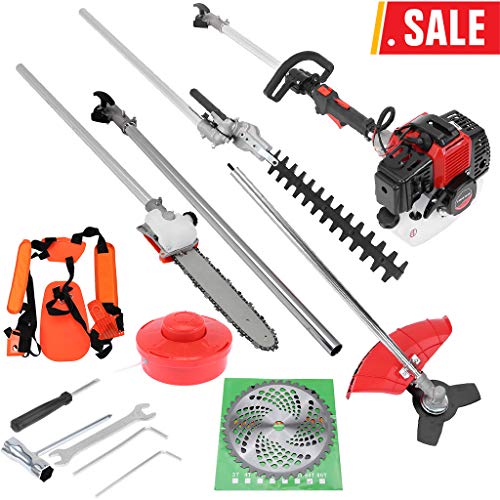 5 in 1 52cc Trimming Tools,Petrol Hedge Trimmer Cordless Gas Pole ...