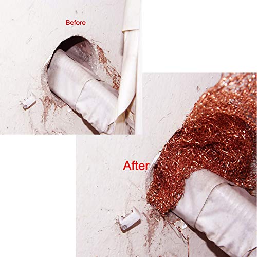 Copper Mesh Roll, Sturdy Pure Copper Stuff-fit Wire Mesh for Gap C...