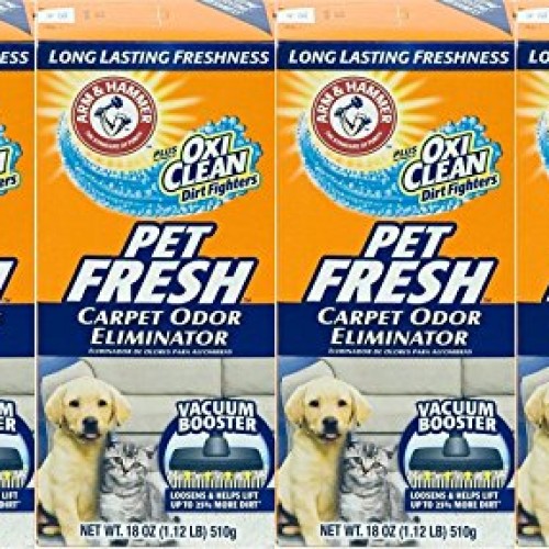 4 Pk, Arm & Hammer Pet Fresh Carpet Odor Eliminator Plus Oxi Clean...