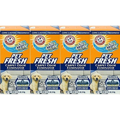 4 Pk, Arm & Hammer Pet Fresh Carpet Odor Eliminator Plus Oxi Clean...