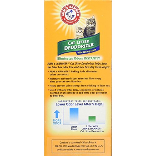 Arm & Hammer Cat Litter Deodorizer, With Baking Soda, 20 oz