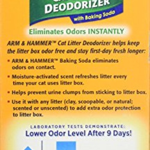 Arm & Hammer Cat Litter Deodorizer, With Baking Soda, 20 oz