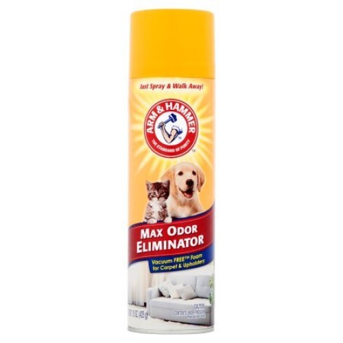 Arm & Hammer Max Odor Eliminator Vacuum Free Foam for Carpet and U...