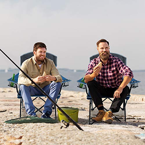 Camping Chair for Adults Heavy Duty 400lb Capacity Mesh Back Porta...