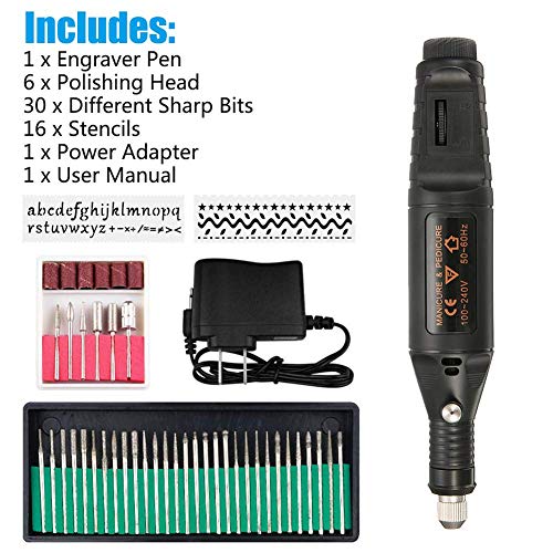 Electric Micro Engraver Pen Mini DIY Vibro Engraving Tool Kit for ...