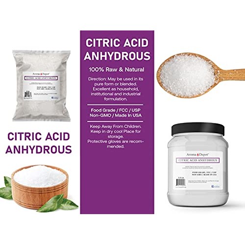 Citric Acid Powder 8 oz. - I Fine Granules I 100% Natural I Food G...