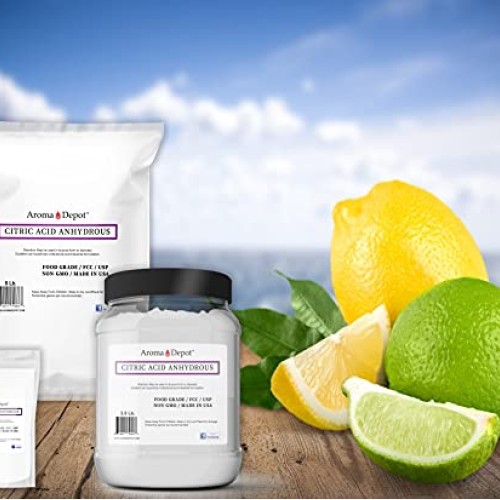 Citric Acid Powder 8 oz. - I Fine Granules I 100% Natural I Food G...