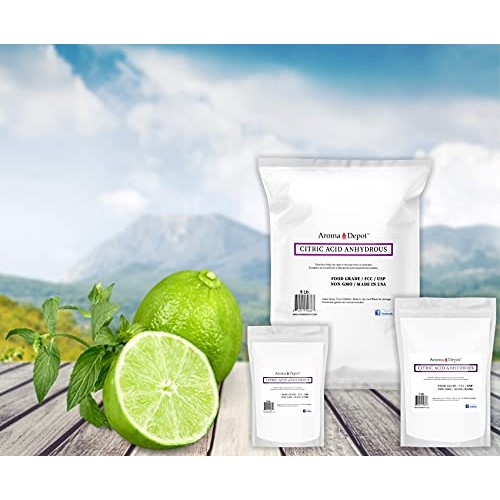 Citric Acid Powder 8 oz. - I Fine Granules I 100% Natural I Food G...