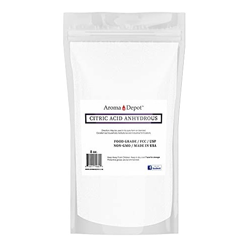Citric Acid Powder 8 oz. - I Fine Granules I 100% Natural I Food G...