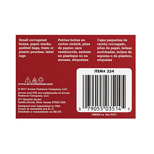 Arrow 354 P35 1/4-Inch Staples, 1/4 Inch, 5040 Piece