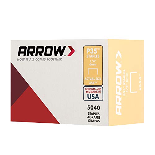 Arrow 354 P35 1/4-Inch Staples, 1/4 Inch, 5040 Piece