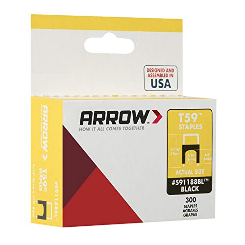 Arrow 591188BLSS Genuine T59 Stainless Black 1/4-Inch by 5/16-Inch...