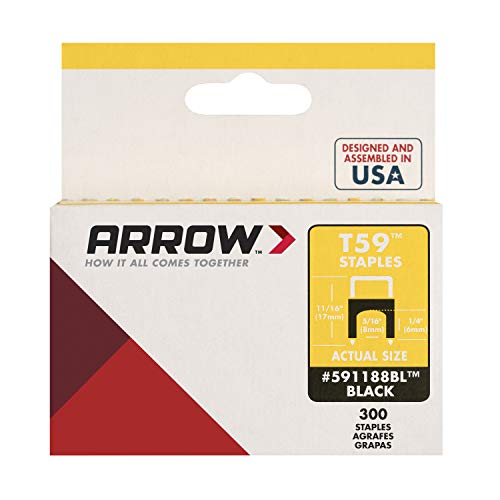 Arrow 591188BLSS Genuine T59 Stainless Black 1/4-Inch by 5/16-Inch...