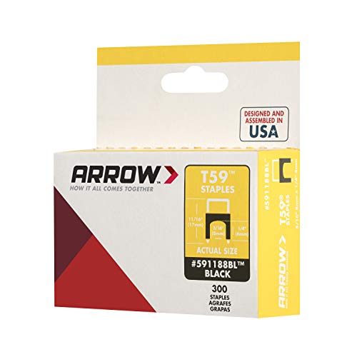 Arrow 591188BLSS Genuine T59 Stainless Black 1/4-Inch by 5/16-Inch...
