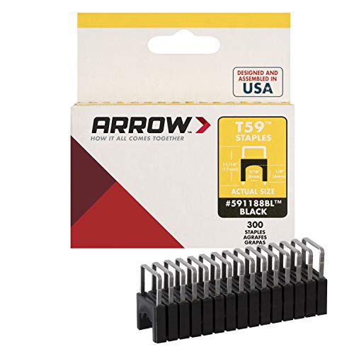Arrow 591188BLSS Genuine T59 Stainless Black 1/4-Inch by 5/16-Inch...