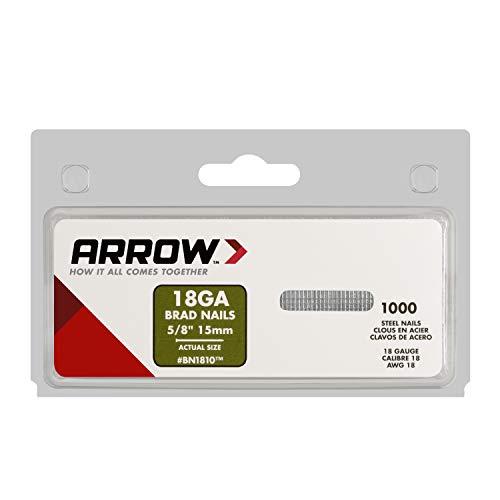 Arrow BN1810CS Brown Brad 5/8-Inch Nails, 1000-Pack