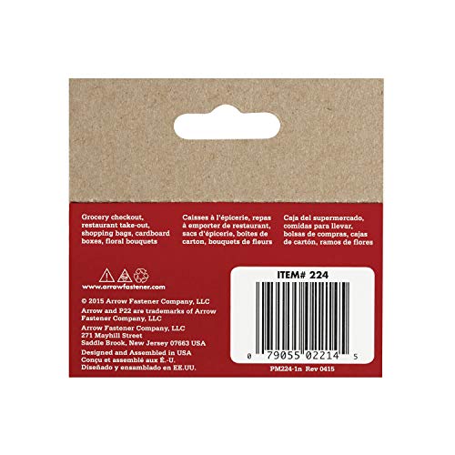 Arrow Fastener 224 Genuine P22 1/4-Inch Staples, 5,050-Pack