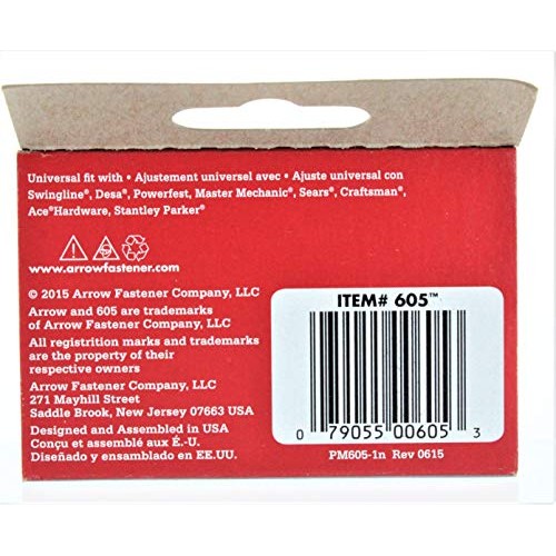 Arrow Fastener 60530 Stpl H/D 5/16 1M/Cd
