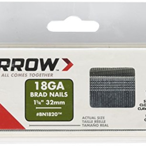 Arrow Fastener BN1820 Genuine 1-1/4-Inch, 18 Gauge Brads