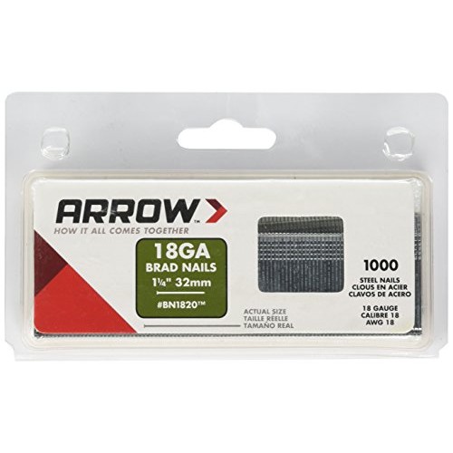 Arrow Fastener BN1820 Genuine 1-1/4-Inch, 18 Gauge Brads