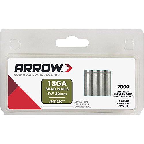 Arrow Fastener BN1820CS 1-1/4 Nail Brad 1000 Count