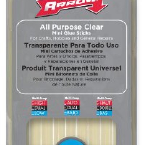 Arrow Fastener MG12 All Purpose 5/16 Mini Glue Sticks, 12-Pack