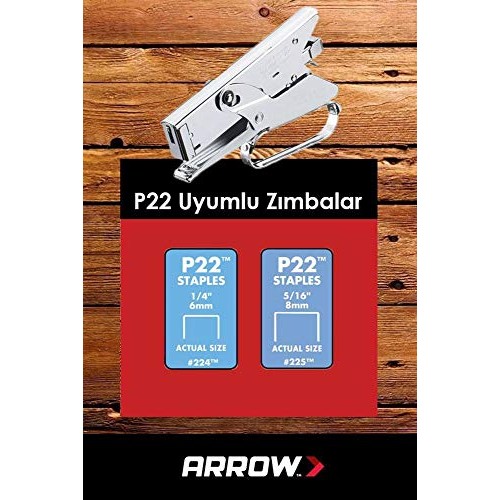 Arrow Fastener P22 Plier Type Stapler