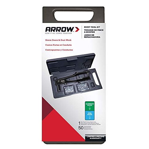 Arrow Fastener RL100K Rivet Tool Kit, Uses 1/8-Inch and 3/16-Inch ...